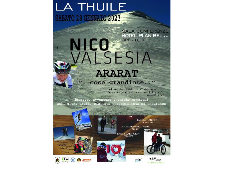 Nico Valsesia ospite a La Thuile per presentare il documentario “Ascension to Ararat”