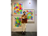 Il maestro Marcos Antonio Gutierrez vola e atterra a Parigi con la sua Pop Art astratta